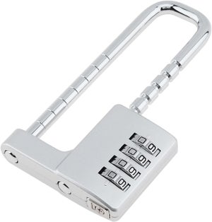 ABUS Serratura a combinazione 145/40 rossa - serratura per valigia, serratura per armadietto, ecc. - lucchetto in alluminio - codice numerico regolabile individualmente - ABUS -Livello di sicurezza 4