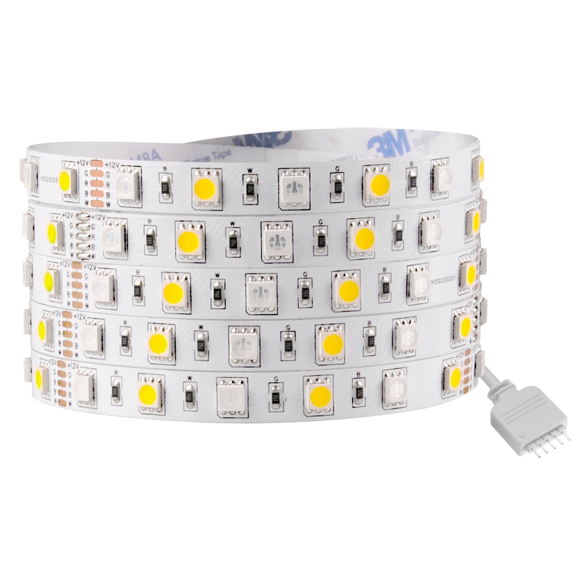 Taśma LED 12V 5m 1000lm IP20 RGB+4000K Polux