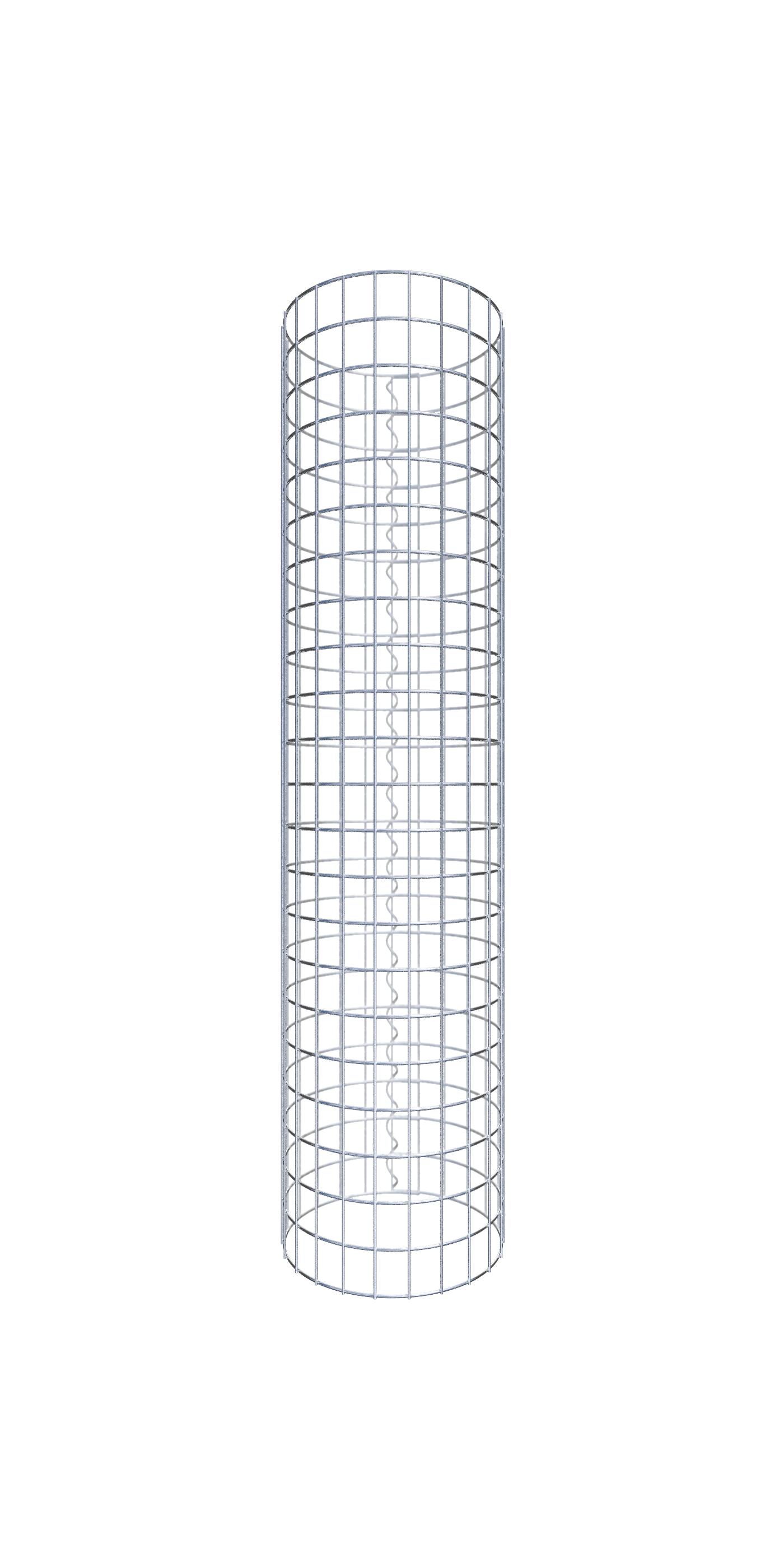 Kolumna gabionowa średnica 37 cm MW 5 x 5 cm okrągła - wysokość: 110 cm