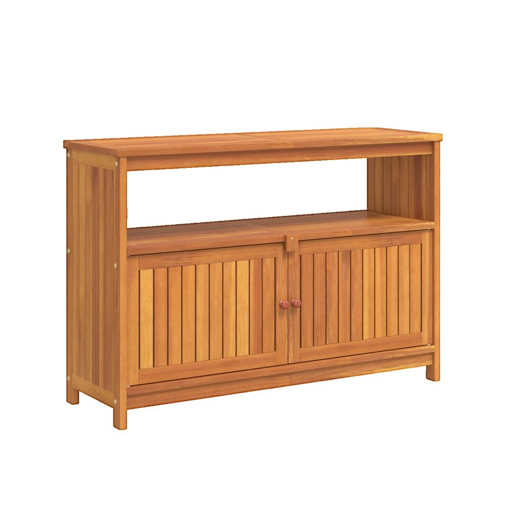 Vidaxl Mesa Consola De Jardín Madera Maciza Acacia 110X35x75 Cm , Leroy Merlin