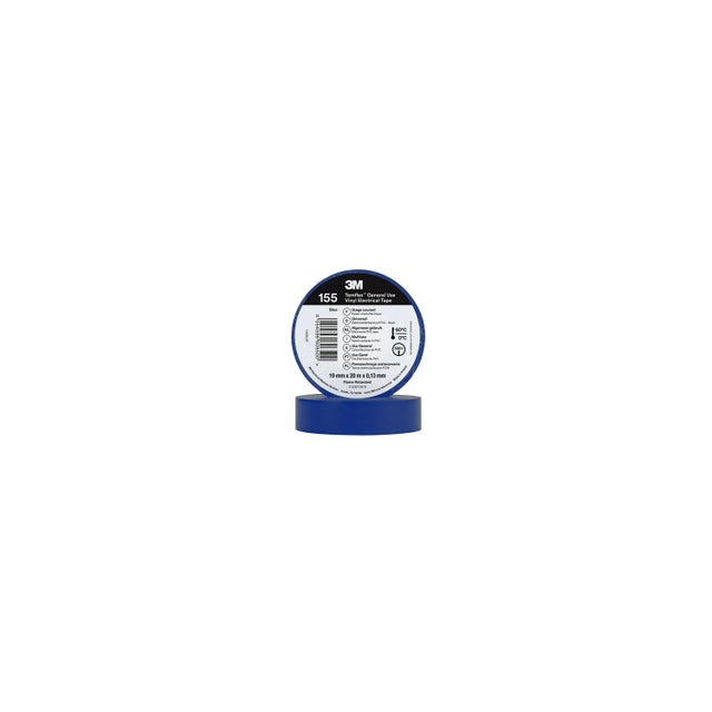 Winylowa taśma elektroizolacyjna 155 PVC 19mm x 20m 3M 7100184744 Niebieski