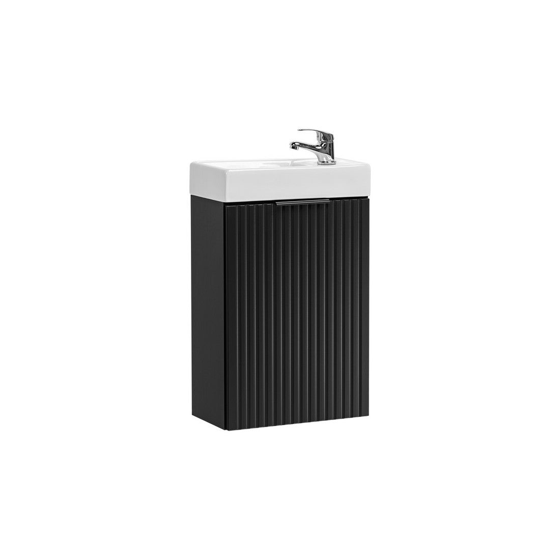 Mueble bajo lavabo noxera 40 cm – negro mate – lavabo empotrado para baños