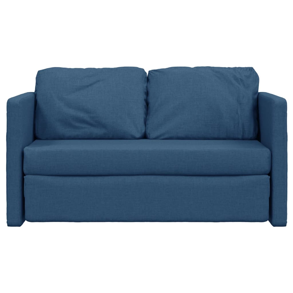 Sofá cama de chão 2 em 1 tecido azul 112x174x55 cm - COMFORTXL | Leroy ...
