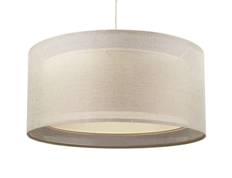 Lampa wisząca DUO LEN LIGHT 60 beżowa