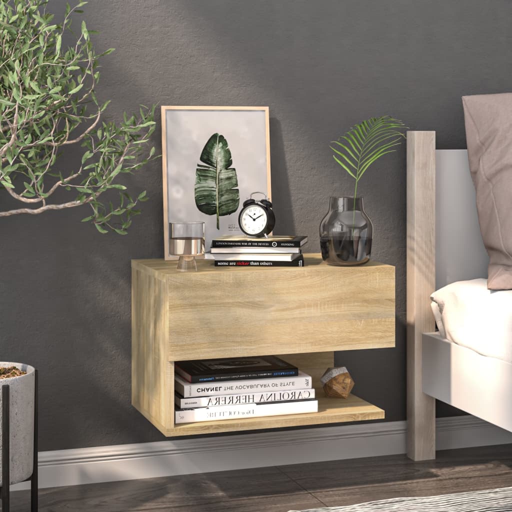 Table de chevet murale,Table de chevet flottante,Tables d'appoint gris Table de chevet murale,Table de chevet flottante,Tables d'appoint gris