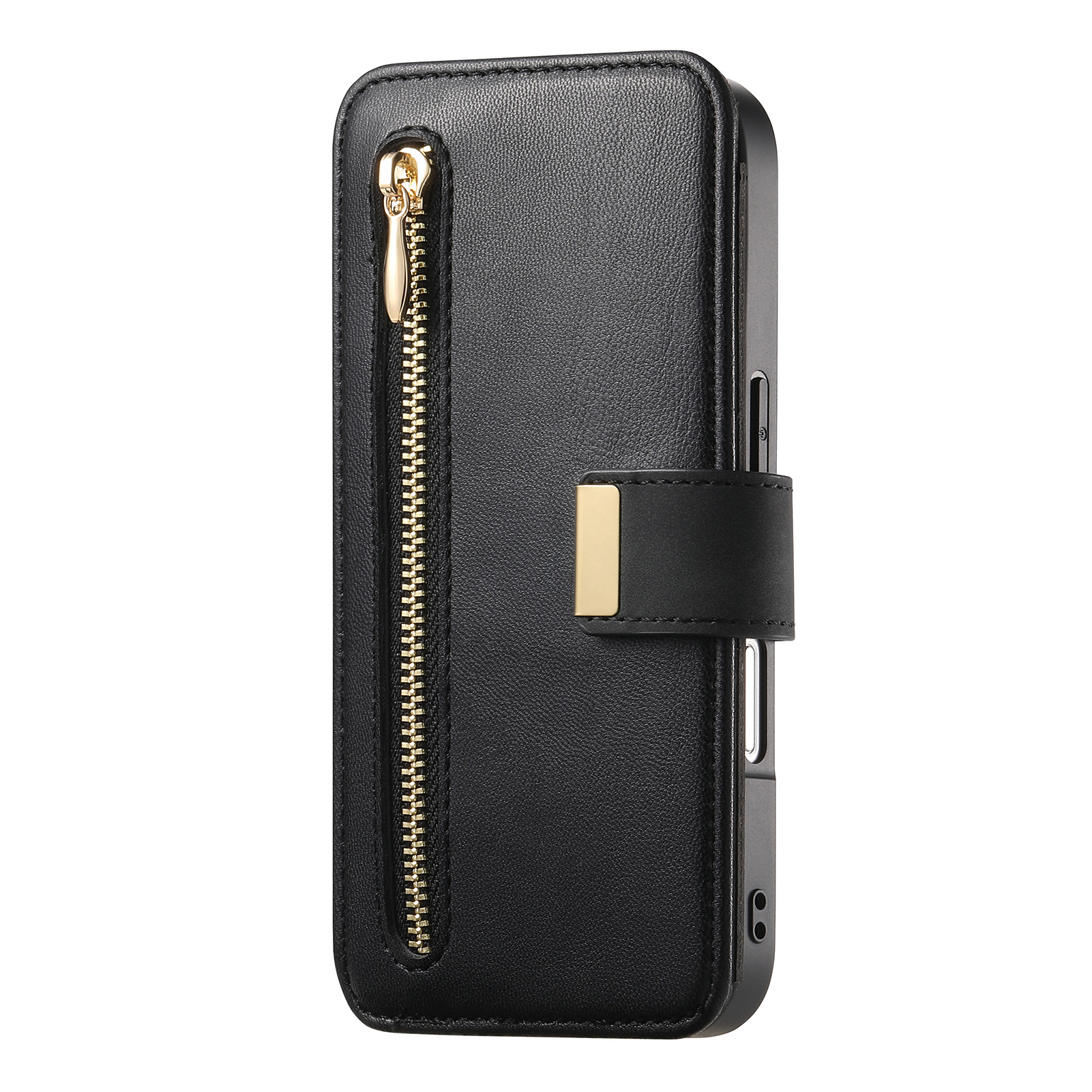 Custodia Portafoglio Per IPhone 13 Mini Con Supporto Magnetico - Pelle Sintetica, Tasche Carte - Foto 11
