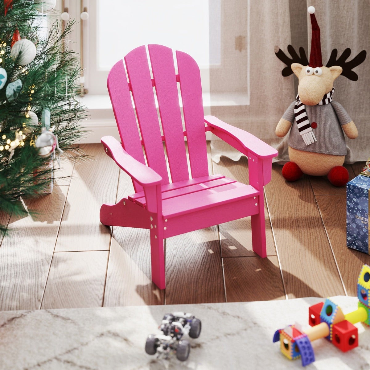 WO Home Furniture Adirondack Tavolino da esterno in HDPE