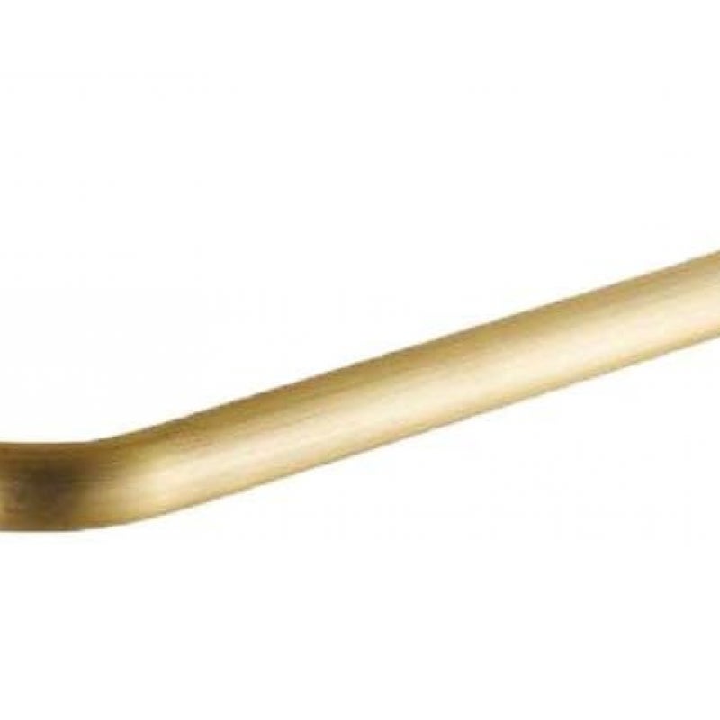 Poręcze łazienkowe, miedziane uchwyty prysznicowe, 52,5 cm, kolor mosiężny