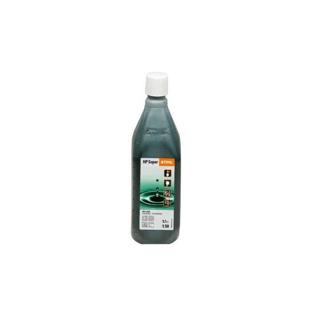 Flacon d'huile pour moteur 2 temps HP Super 1L avec gobelet doseur STIHL