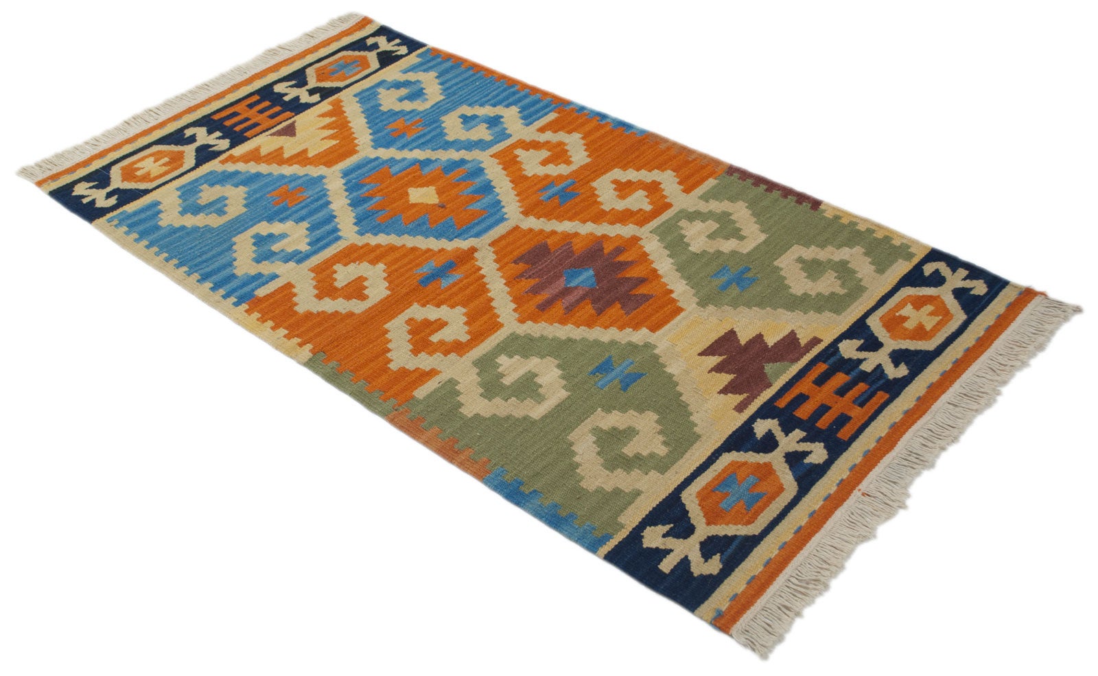 Oryginalny ręcznie robiony kilim 122x61CM