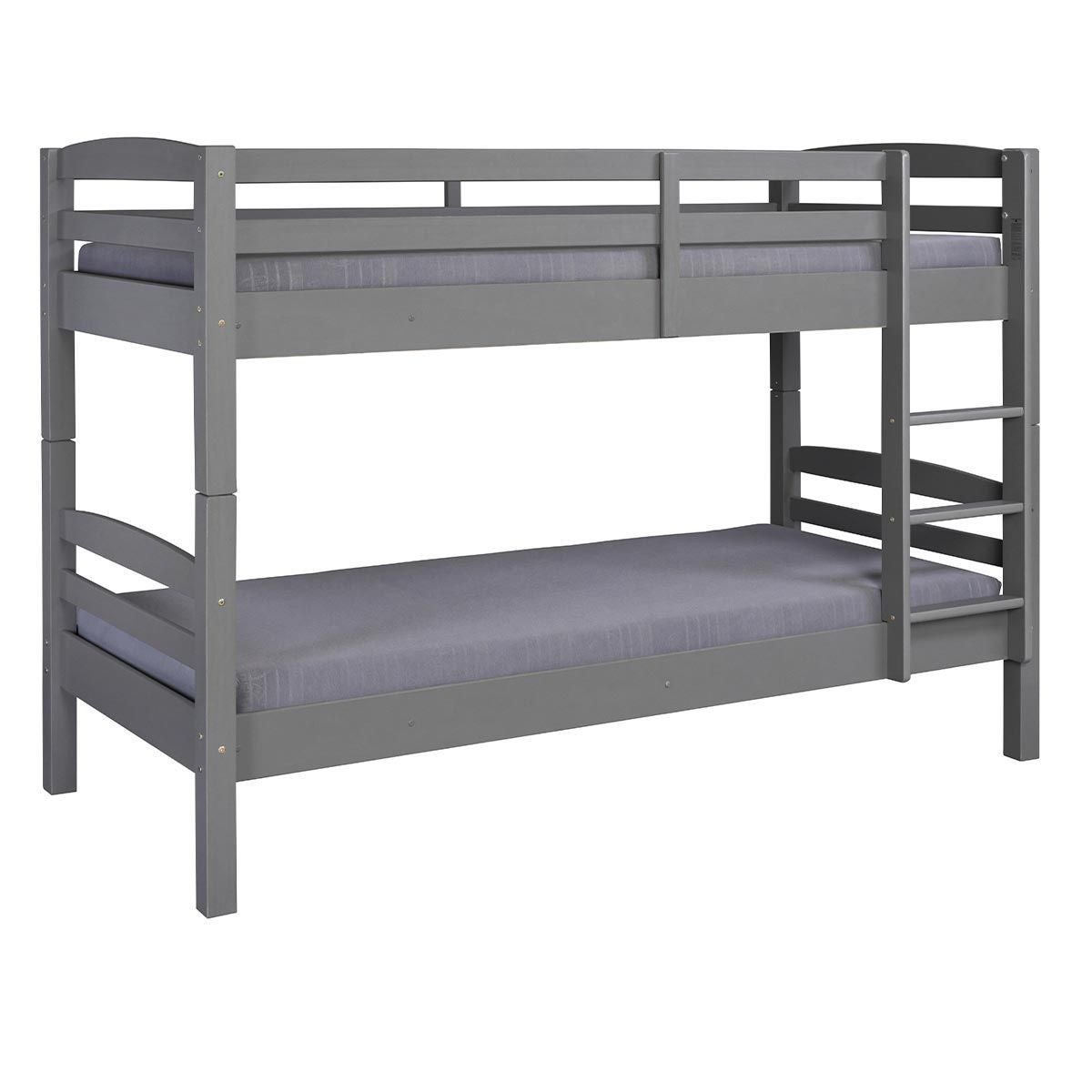 Lit superposé Inter Link en pin teinté gris 90x200 - 2