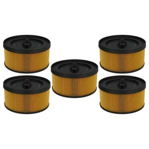 Vhbw 5x filtro a pieghe piatte sostituisce Kärcher 6.904-170.0, 6.904-042.0 per aspirapolvere - blu / giallo | Leroy Merlin