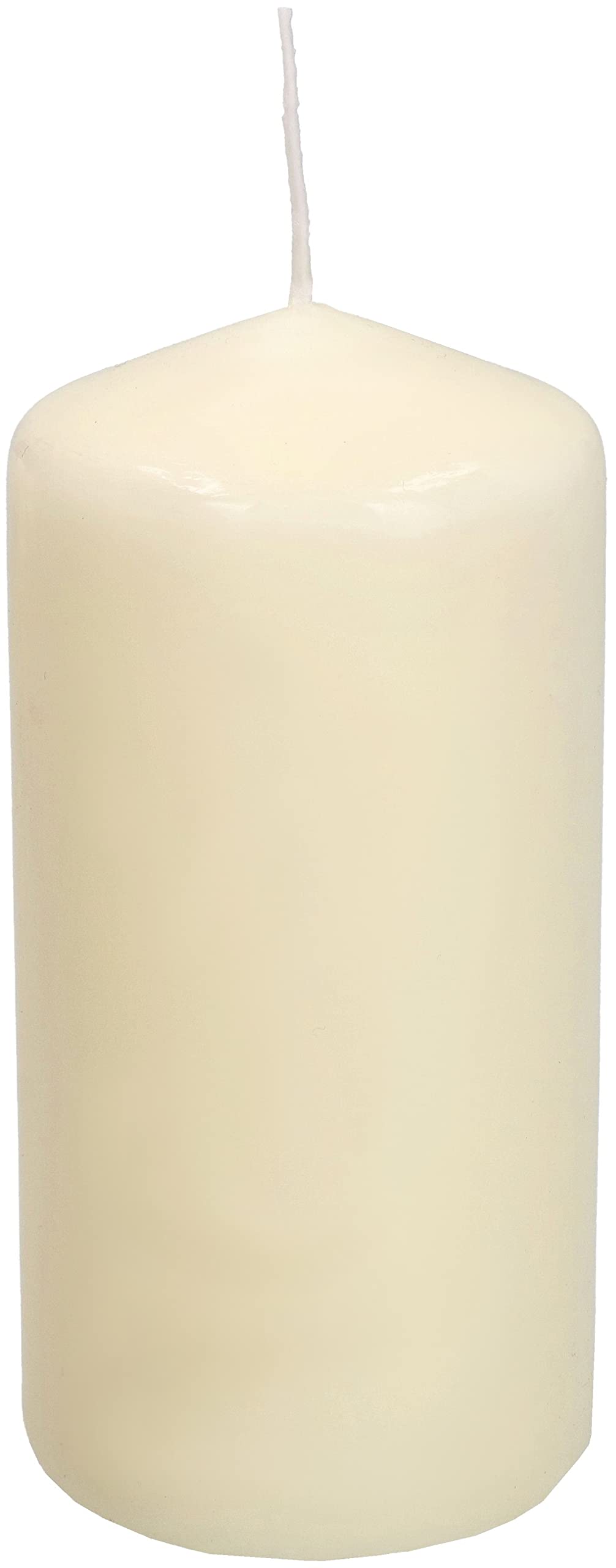 Świece cylindryczne 100 mm - Świece kolumnowe ⌀ 50 mm - Ecru - KOTARBAU