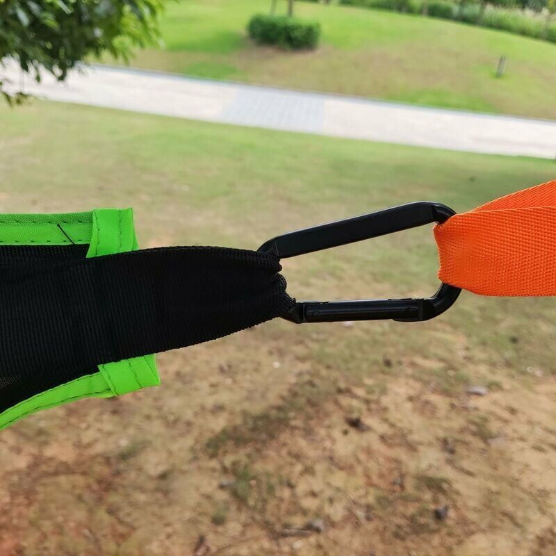 Grand Hamac Aérien Triangulaire pour Arbre de Camping Hamac Portable Multi-Personnes Conception pour 3 Personnes pour Voyage Arrière-Cour - 3