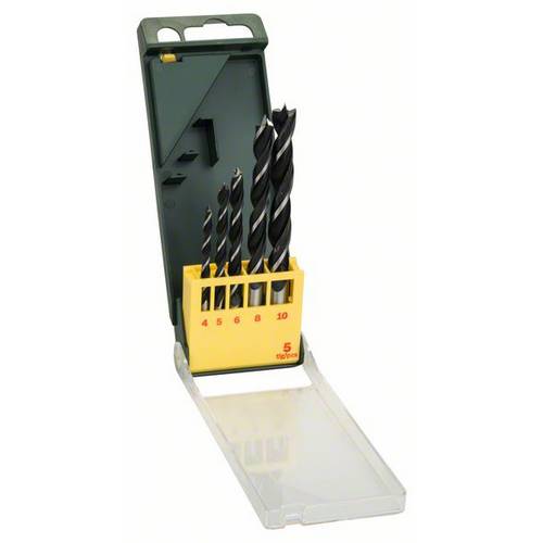 Bosch Professional Set Misto da 5 Punte per Legno, 4-10 mm