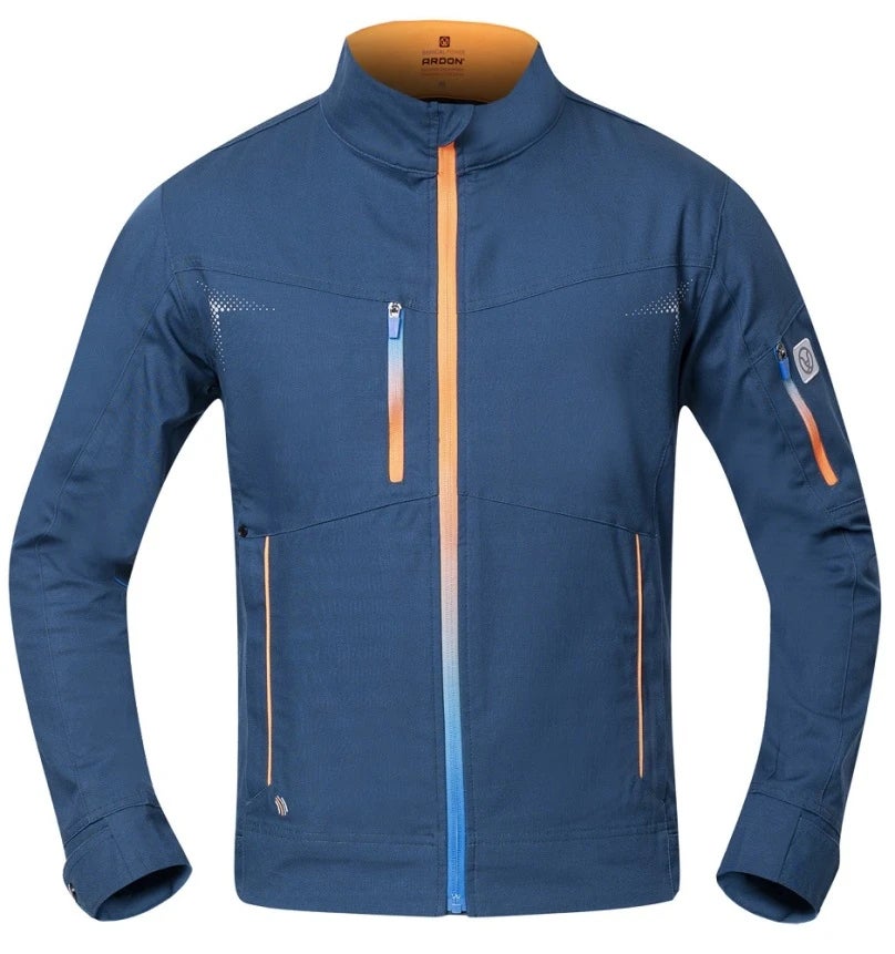 Chaqueta trabajo elástica hombre ARDON CREATRON - azul/neón - M | Leroy ...