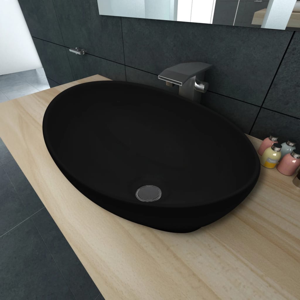 Maison Exclusive - Lavello in Ceramica 40 x 33 cm Nero - 2