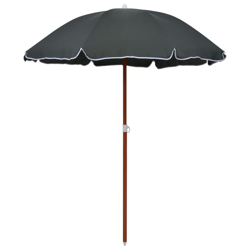 VidaXL Ombrellone Da Esterni Con Palo In Acciaio 180 Cm Sabbia 93504991