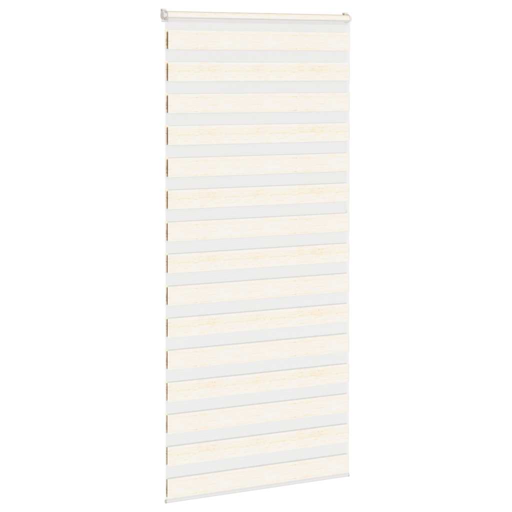 Estor cebra de tejido de poliéster beige mármol, 105,9 cm de ancho - 3