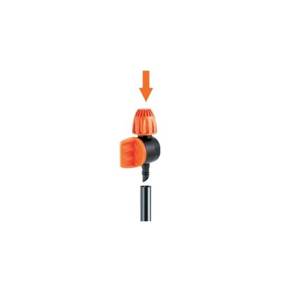 MICRO ARROSEUR + AUTOROBINET CLABER RAINJET 91249 360° LT/H 72 1/4 CF=PZ 5 - 3