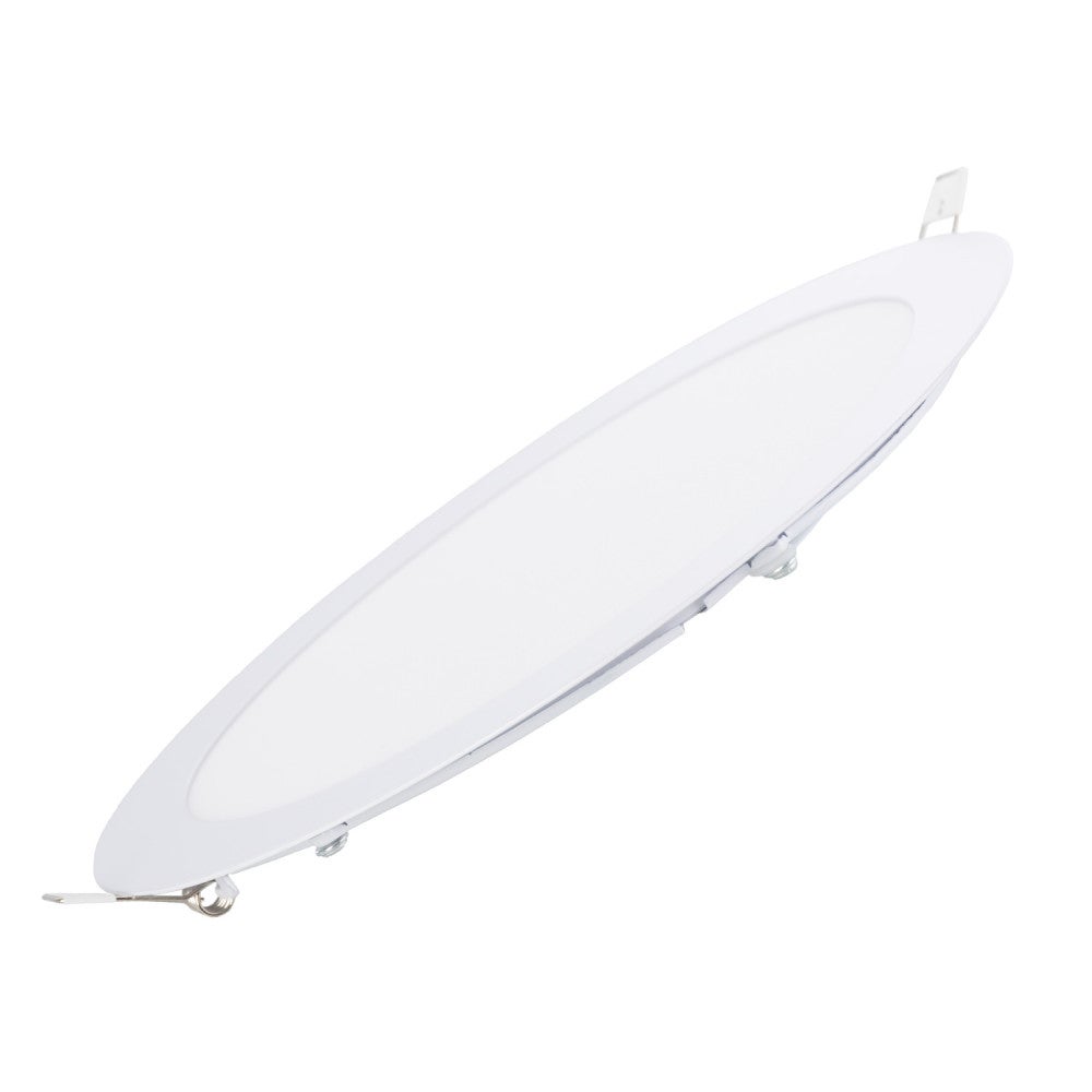Plaque LED Ronde 12W - 1200 Lm, 2700K, IP25 (Ø170mm, Pour Intérieur)