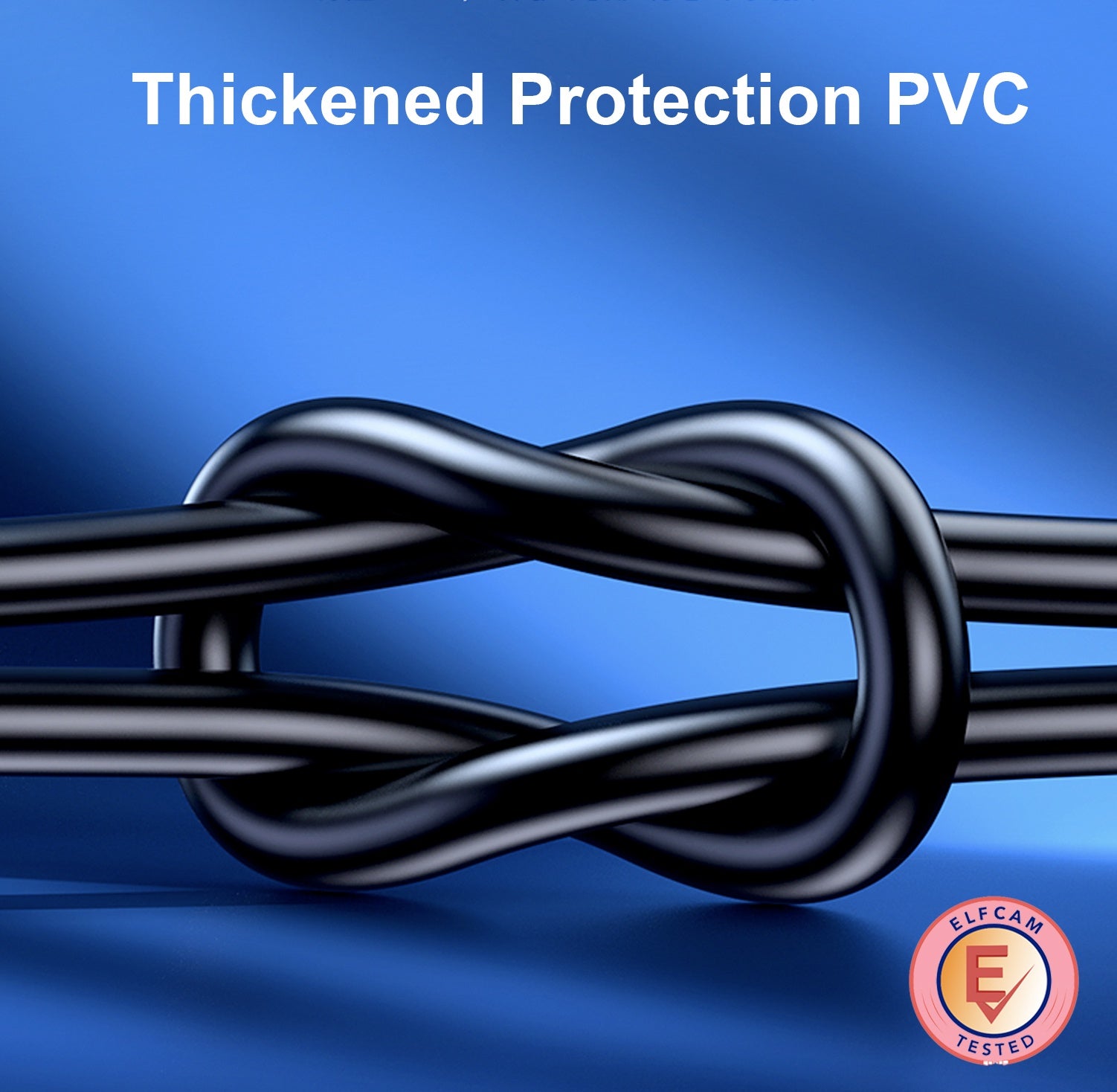 Elfcam® - 40M Cat7 Cable Reseau Ethernet, Cable Rond avec Connecteurs RJ45, Cuivre Pur, Paire Torsadee Blindee SFTP, 40m Noir) - 6