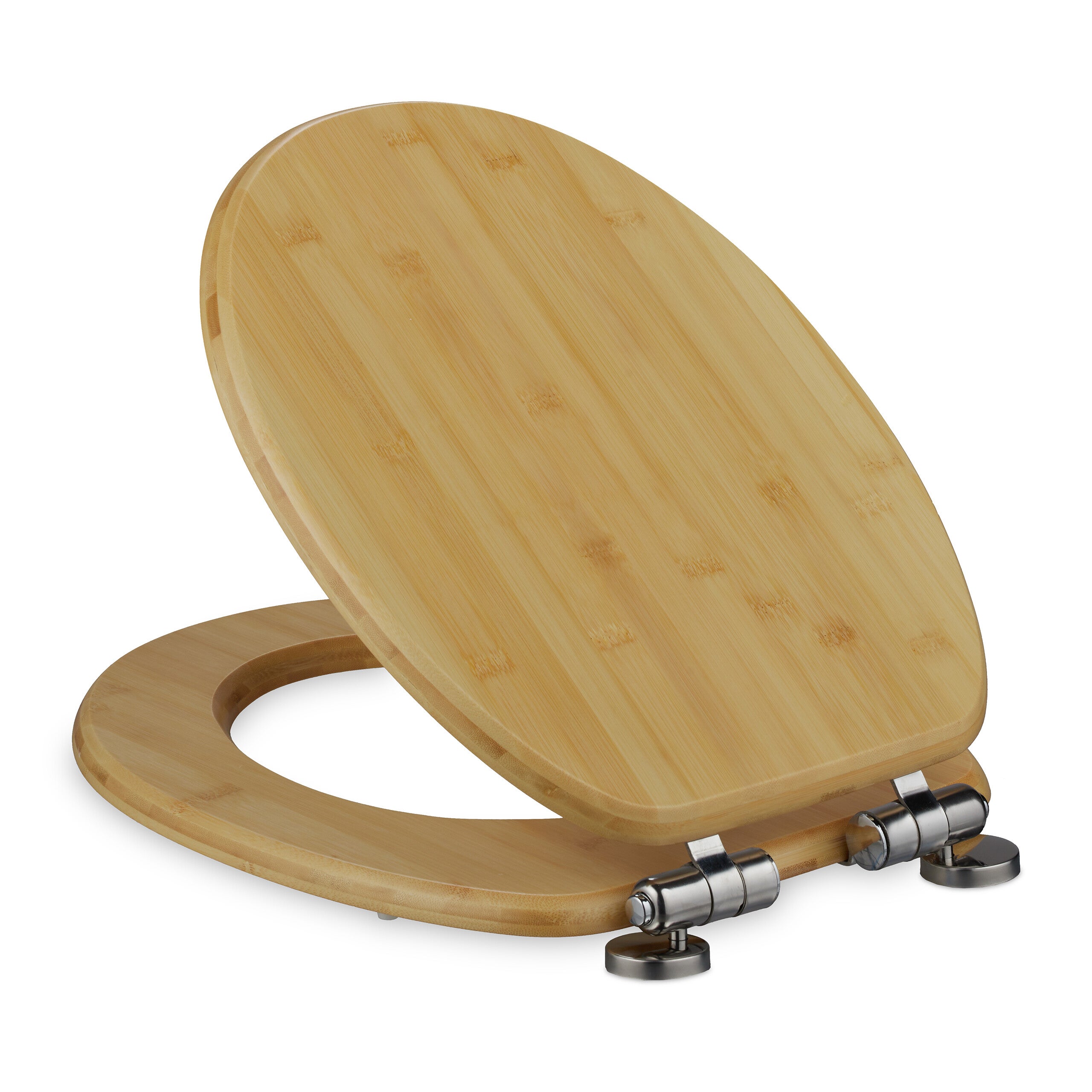 Relaxdays Tagliere In Bambù Con Tavoletta In Ardesia – 30,6x25 Cm, Con Manico, Vassoio Rustico Per Grigliate