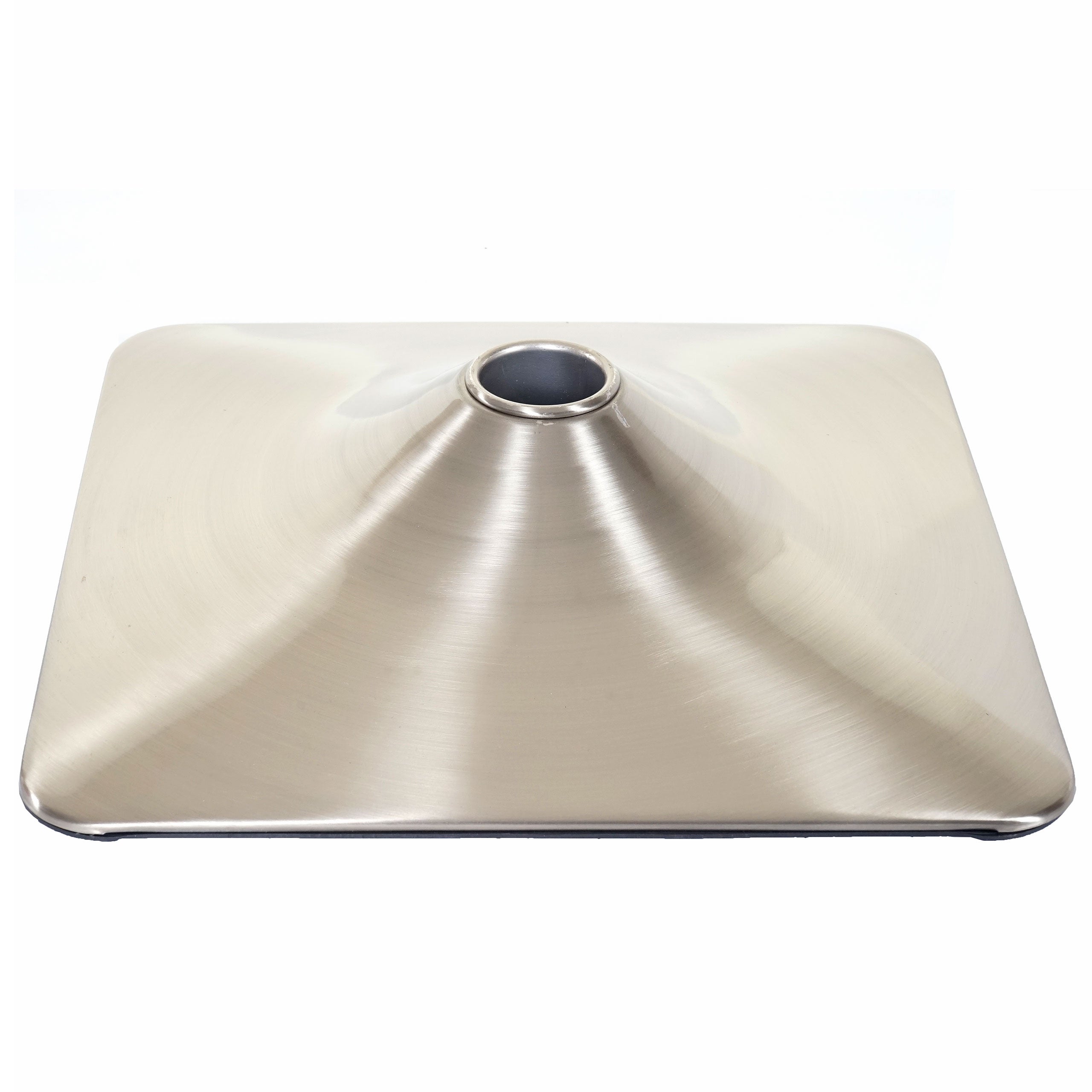 Nóżka Nóżka do stołka barowego Stołek barowy Krzesło obrotowe Krzesło do jadalni, prostokątne Szczotkowany metal Ø 37,5 cm