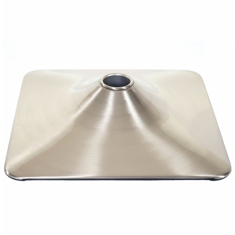 Nóżka Nóżka do stołka barowego Stołek barowy Krzesło obrotowe Krzesło do jadalni, prostokątne Szczotkowany metal Ø 37,5 cm