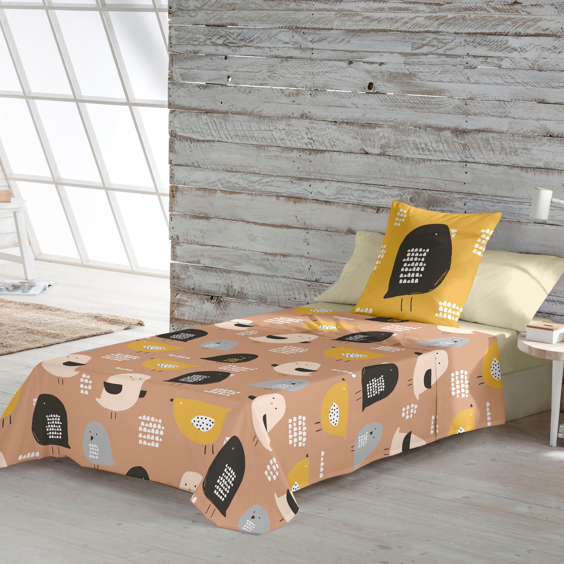 Tapisserie Murale Vintage 100% Coton - Chats, Chiots Et Poussins - ATC Turquie