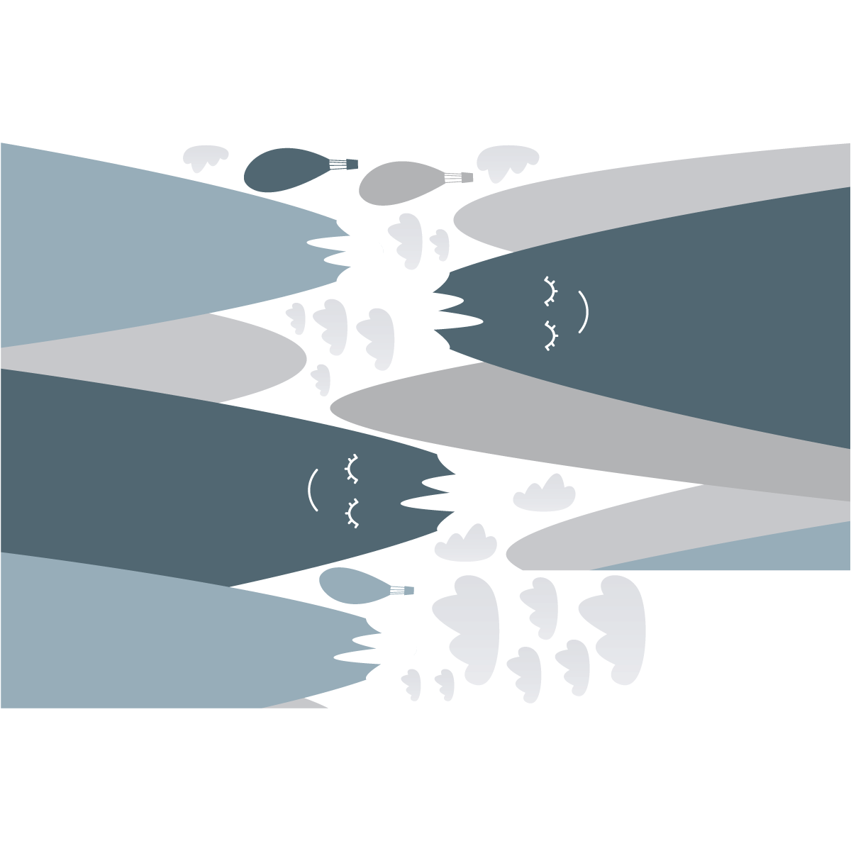 Adesivo bambino di montagna scandinavo boyka - Sticker adesivo - adesivi murali - 60x90cm - 2