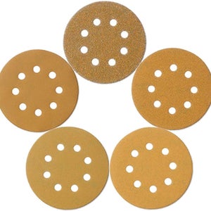 Flintronic 60 Disques Abrasifs Auto-agrippants 125mm - Grains 40 à 320 Pour Ponçage Et Polissage