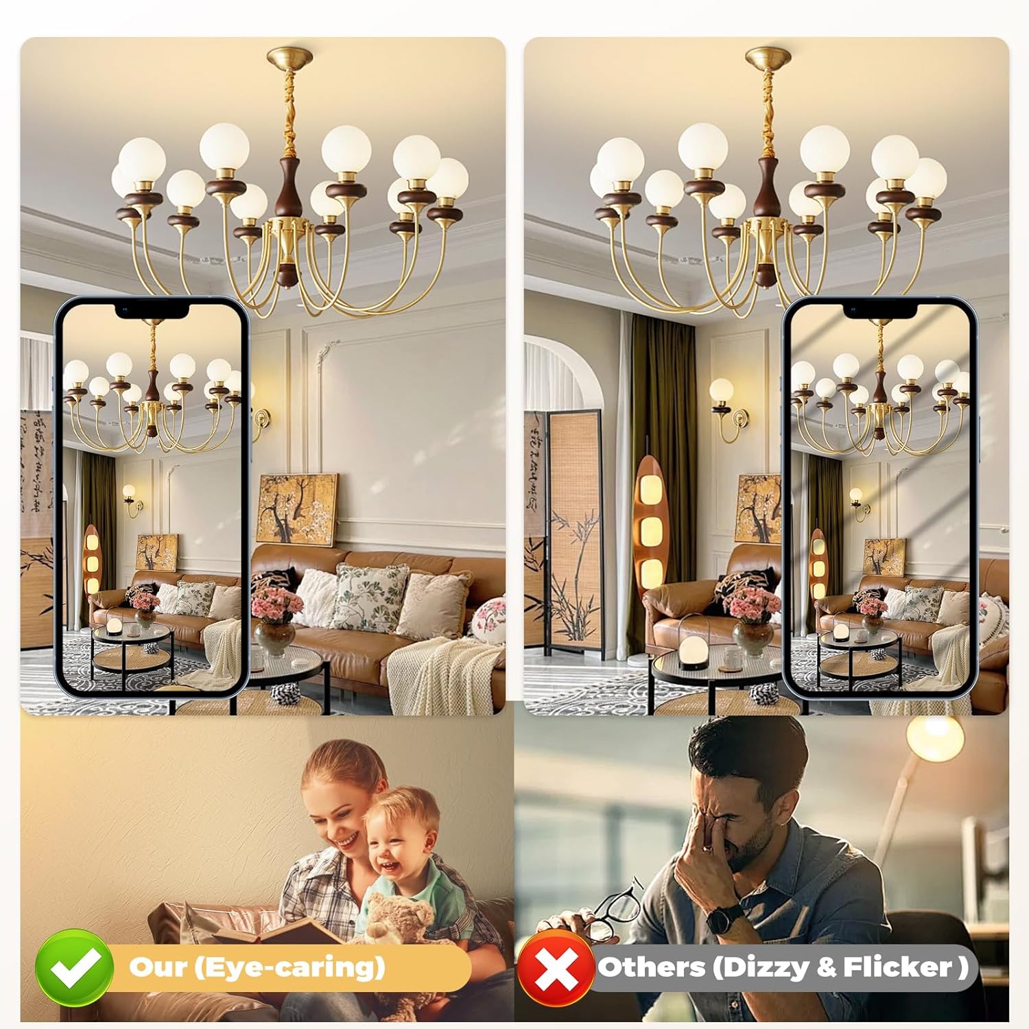 Lot de 12 ampoules LED GU10, équivalent 5 W, 3&nbsp;000 K, 400 lm, angle d'éclairage de 120 °, AC 220-240 V, non dimmable, lumière blanche chaude - 4