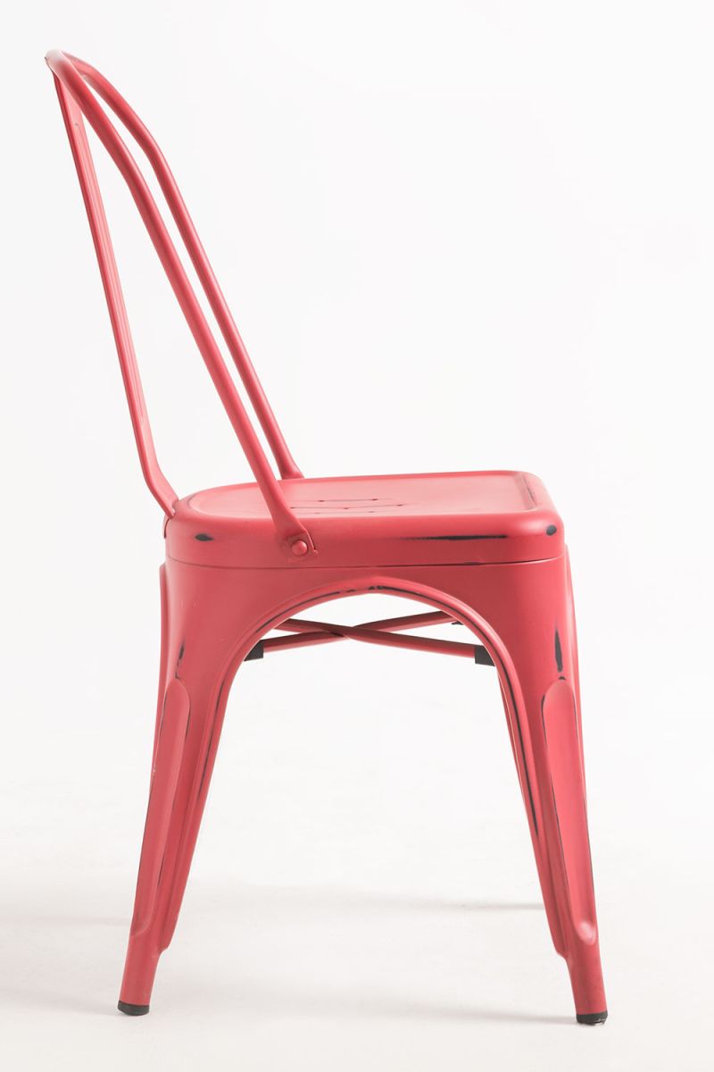 Pack 2 Cadeiras Torix Vintage - Vermelho vintage - 4