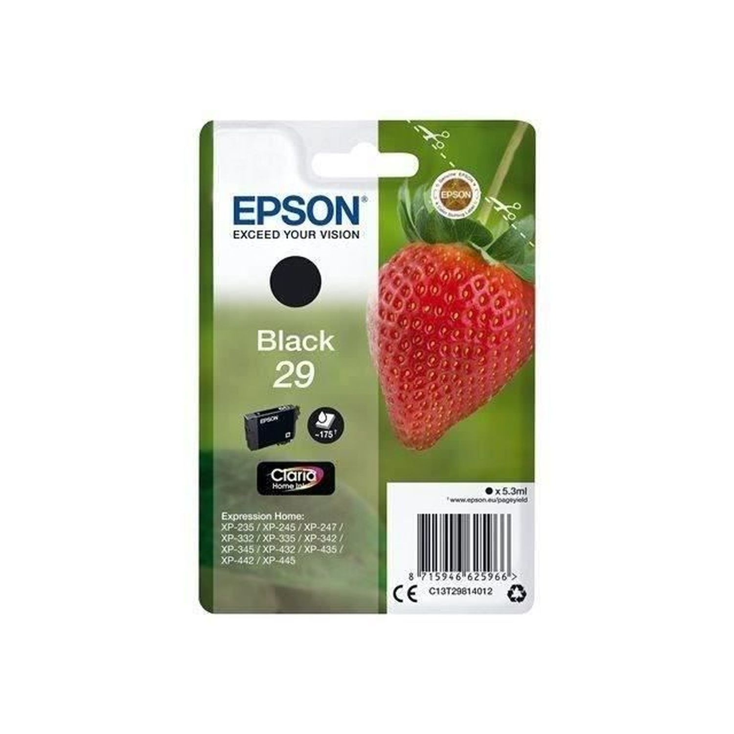 Cartouche D'encre Epson T2981 Noir - Fraise - Epson 