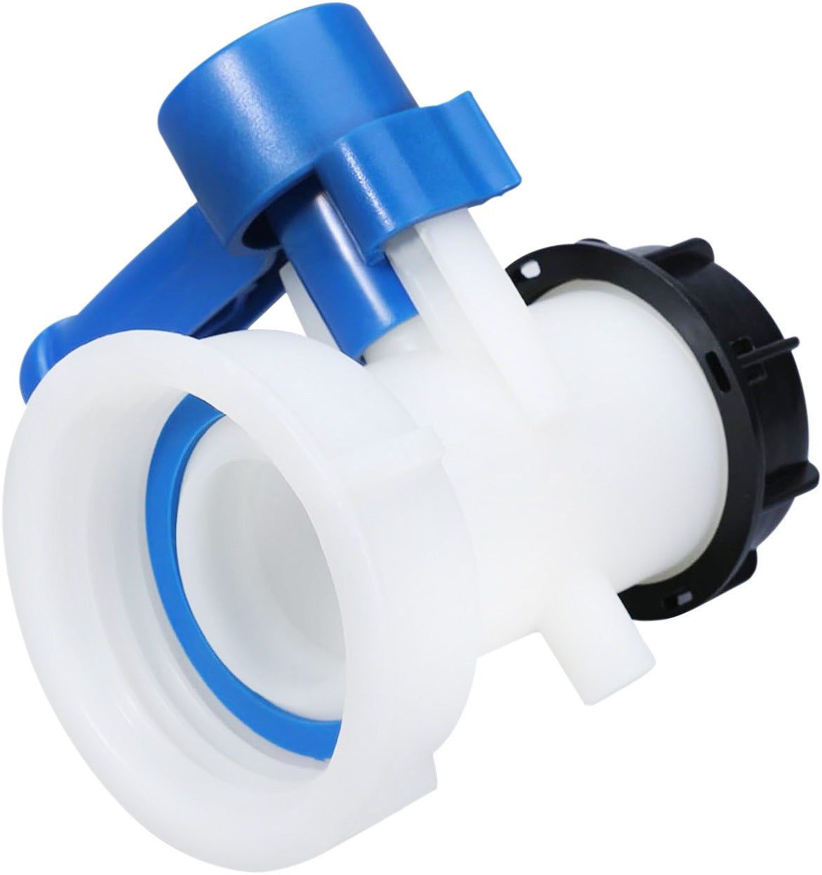 Valvola Di Riempimento Per WC Universale 1/2'' - Regolabile In Altezza Per Cisterne Da 20-33 Cm, Adatta A Sifone, Blu E Bianca - 2