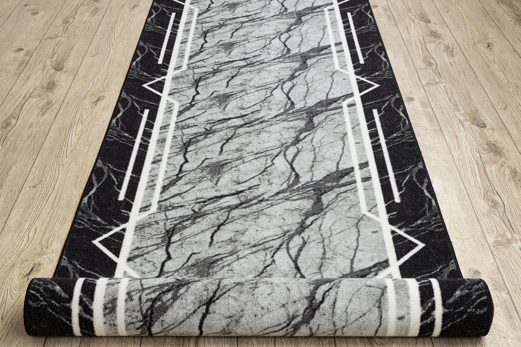 TAPIS DE COULOIR antidérapant 100 cm MARMUR Marbre, calcul gris 100x360 cm - 5