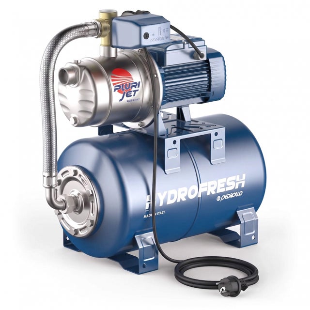 Surpresseur Eau Potable 60l Pedrollo Hydro Fresh Plurijetm4100x60 - Pompe Centrifuge - Jusqu'à 7m