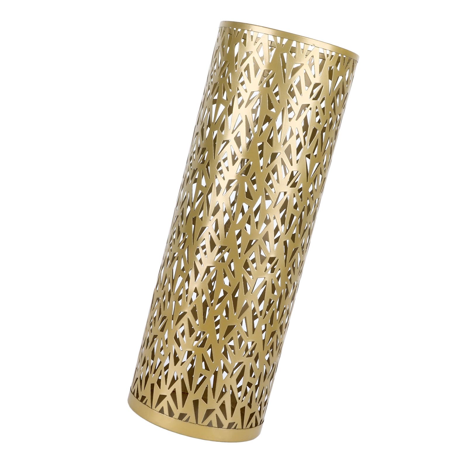 Soporte para paraguas para entrada, de metal, hueco, redondo, independiente, organizador para paraguas, para decoración del hogar, hotel, 42x15cm