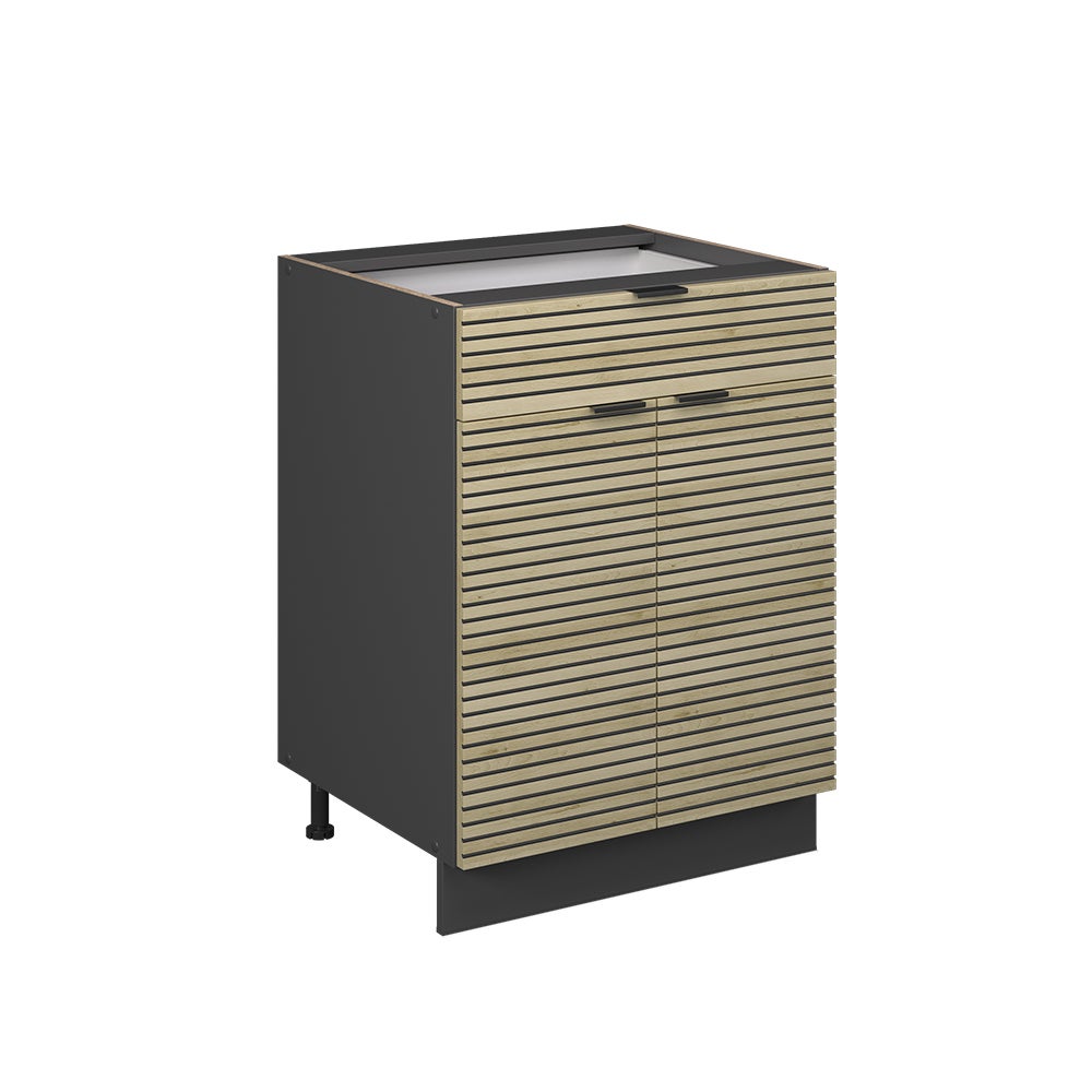 Base Universale R-Line, Sonoma, 60 Cm Con Grande Nicchia, Senza Piano Di Lavoro 83723215