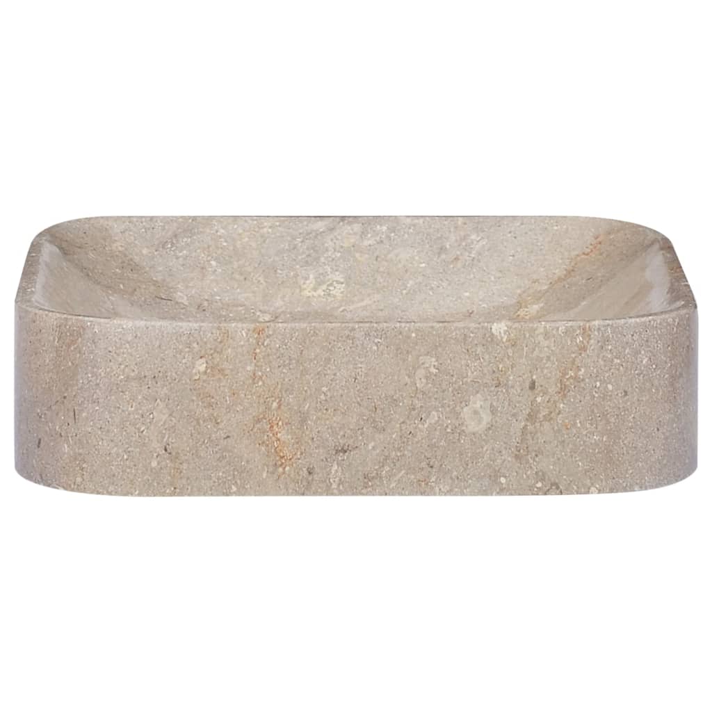 Lavabo da bagno lavabo da appoggio per WC lavabo da bagno lavabo da bagno interno casa 40 x 40 cm marmo g 02_0002826 - 3