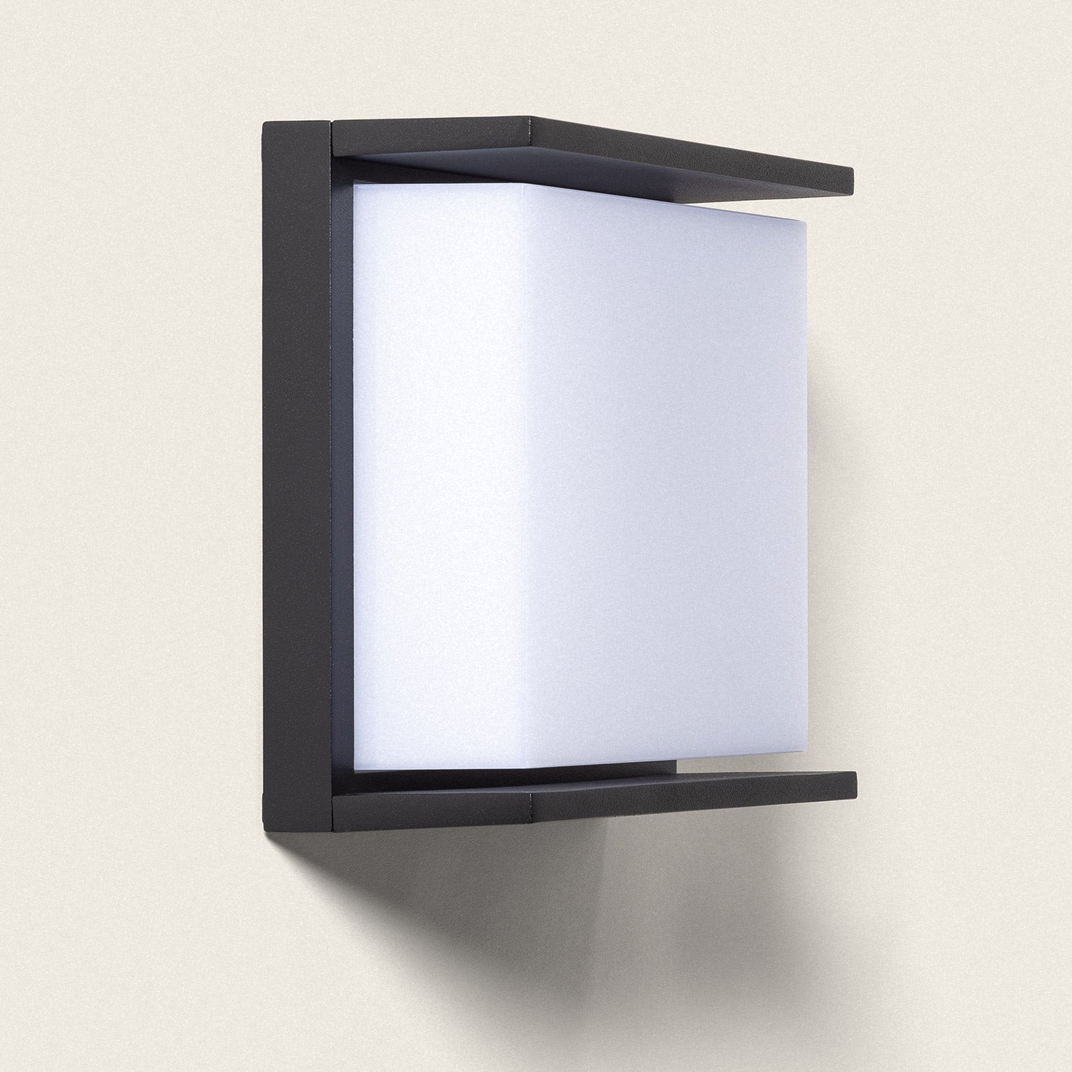 Ledkia - Aplique de Pared Exterior LED 18W Aluminio Iluminación ...