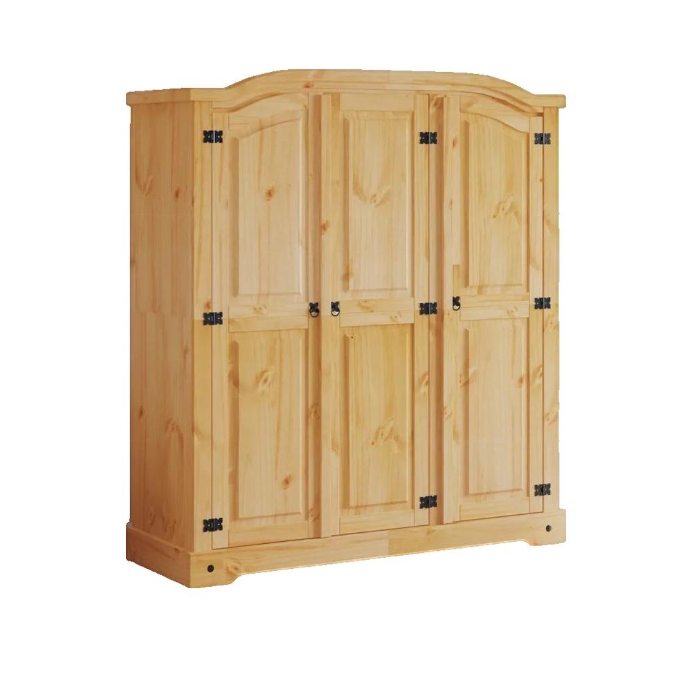 Garde-robe avec 3 portes Gamme Corona pin mexicain vidaXL | Leroy Merlin