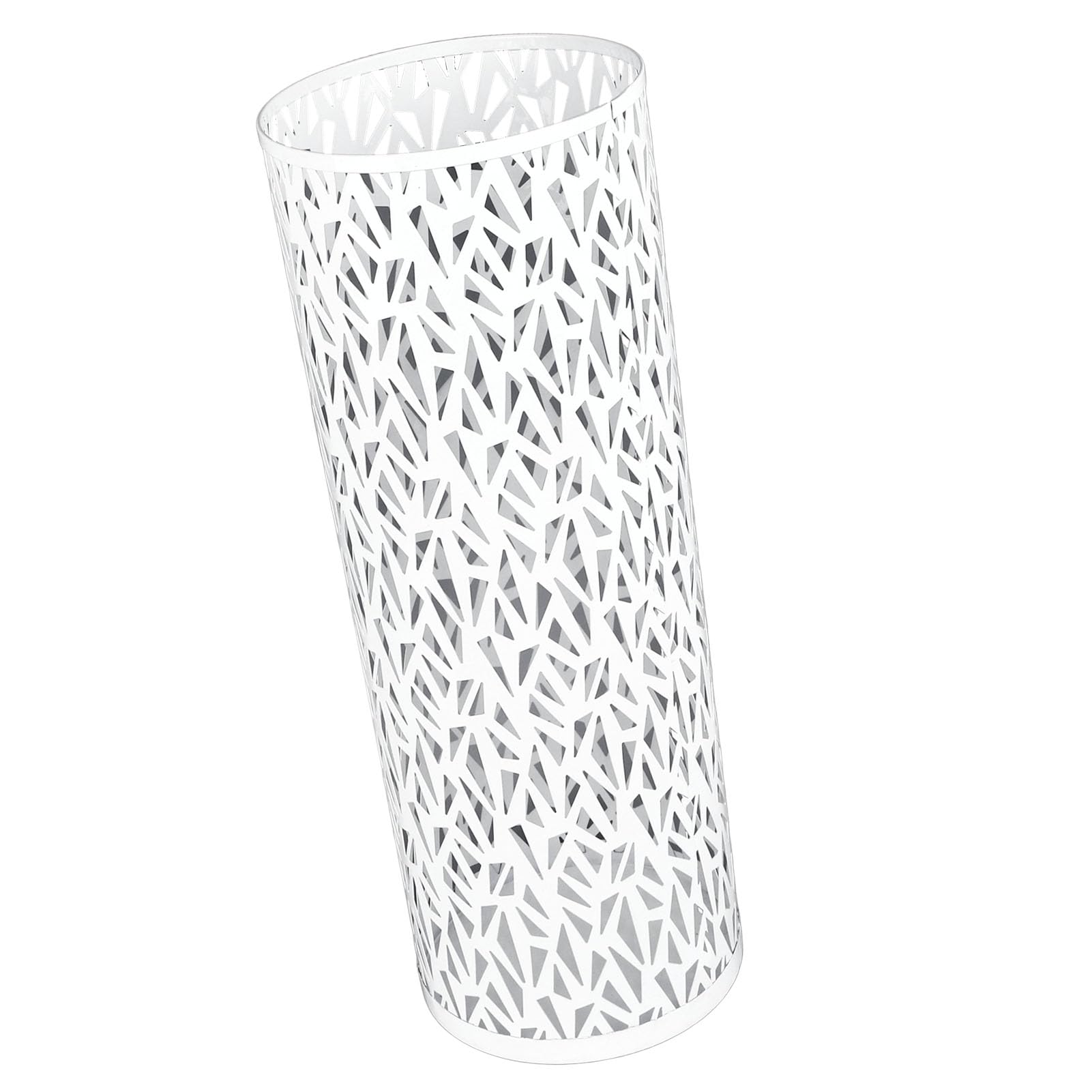 Soporte para paraguas para entrada, de metal, hueco, redondo, independiente, organizador para paraguas, para decoración del hogar, hotel (42x15cm)