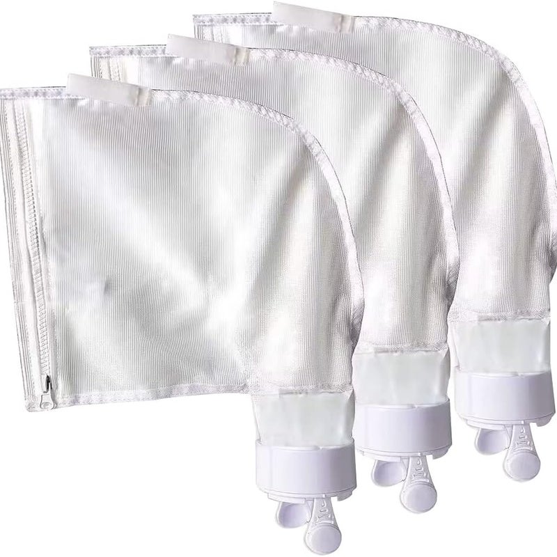 Zestaw 3 worków zamiennych z zamkiem błyskawicznym do czyszczenia basenów Polaris 280, 480, uniwersalne, 23*34*7 cm