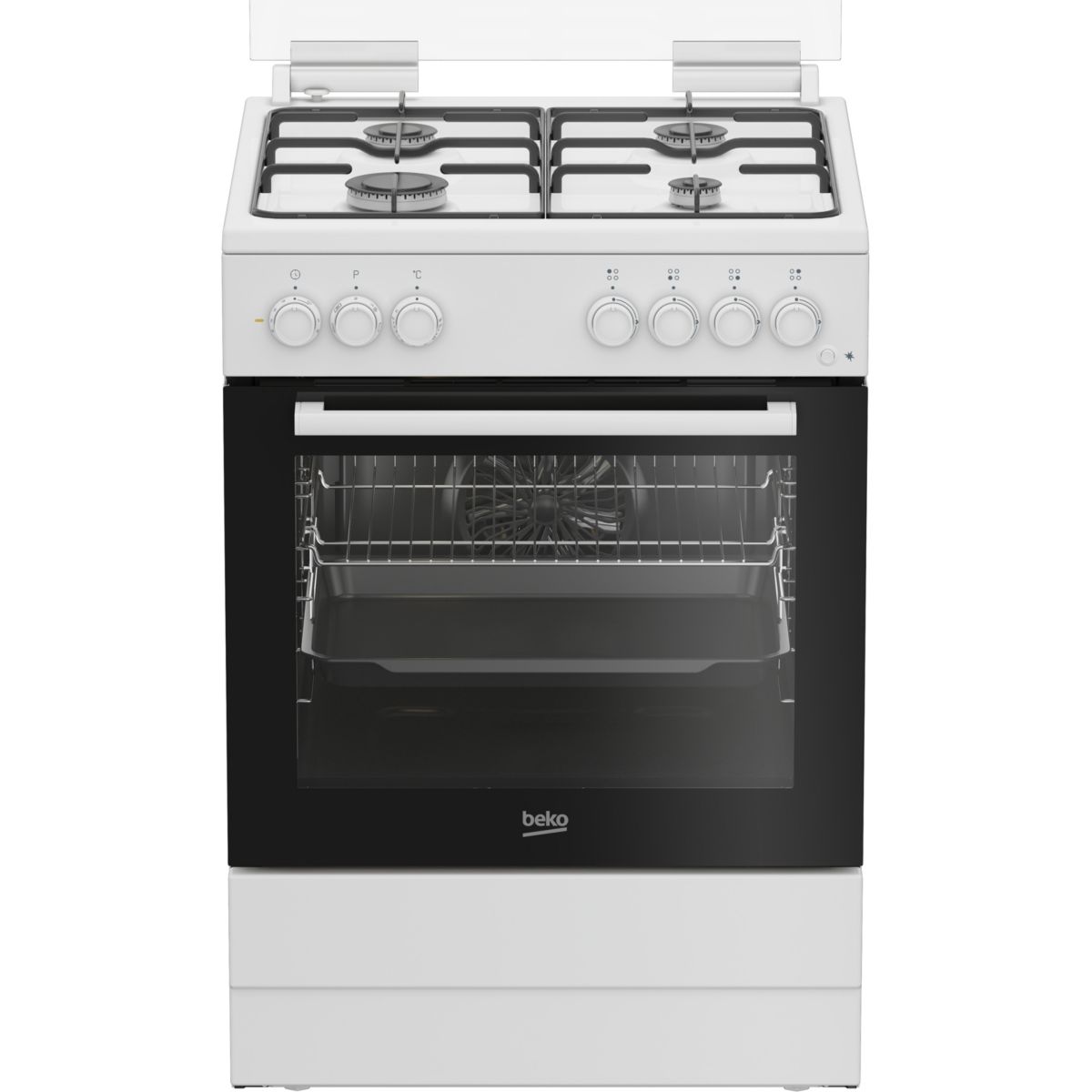 Beko Fbe62011wc Cocina Cocina Independiente A Eléctrico Encimera De Gas Blanco , Leroy Merlin
