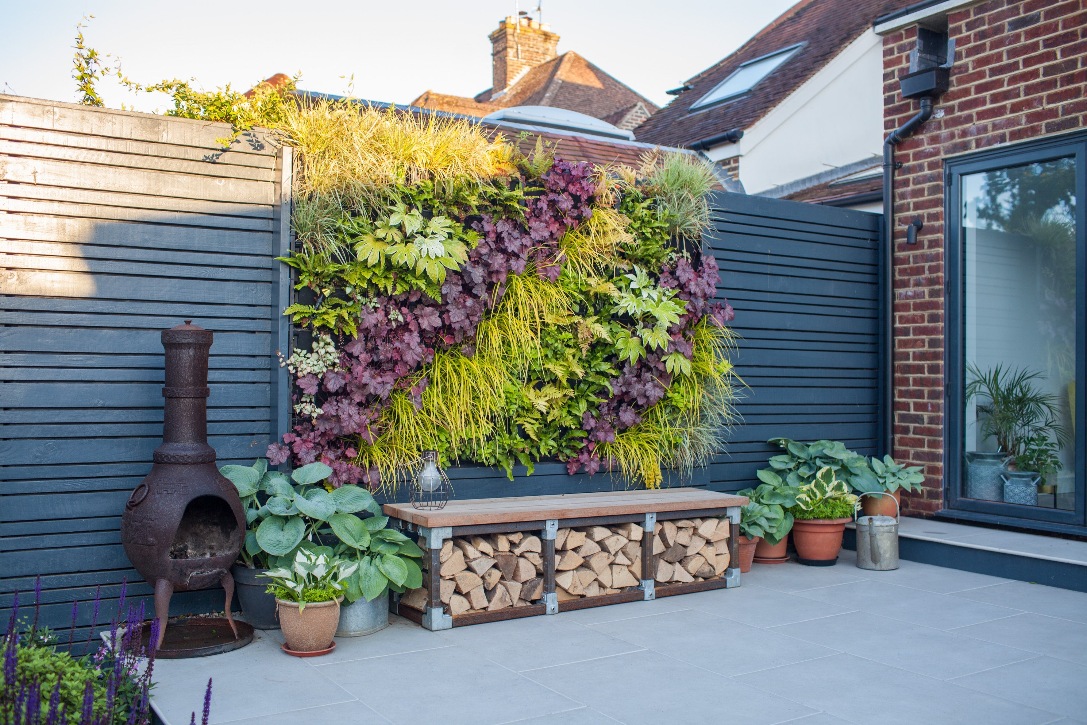 Mur Végétal EVERTIA, Kit de 10 Pots pour Mur Végétal Naturel, Potager Urbain, Intérieur ou Extérieur - 6