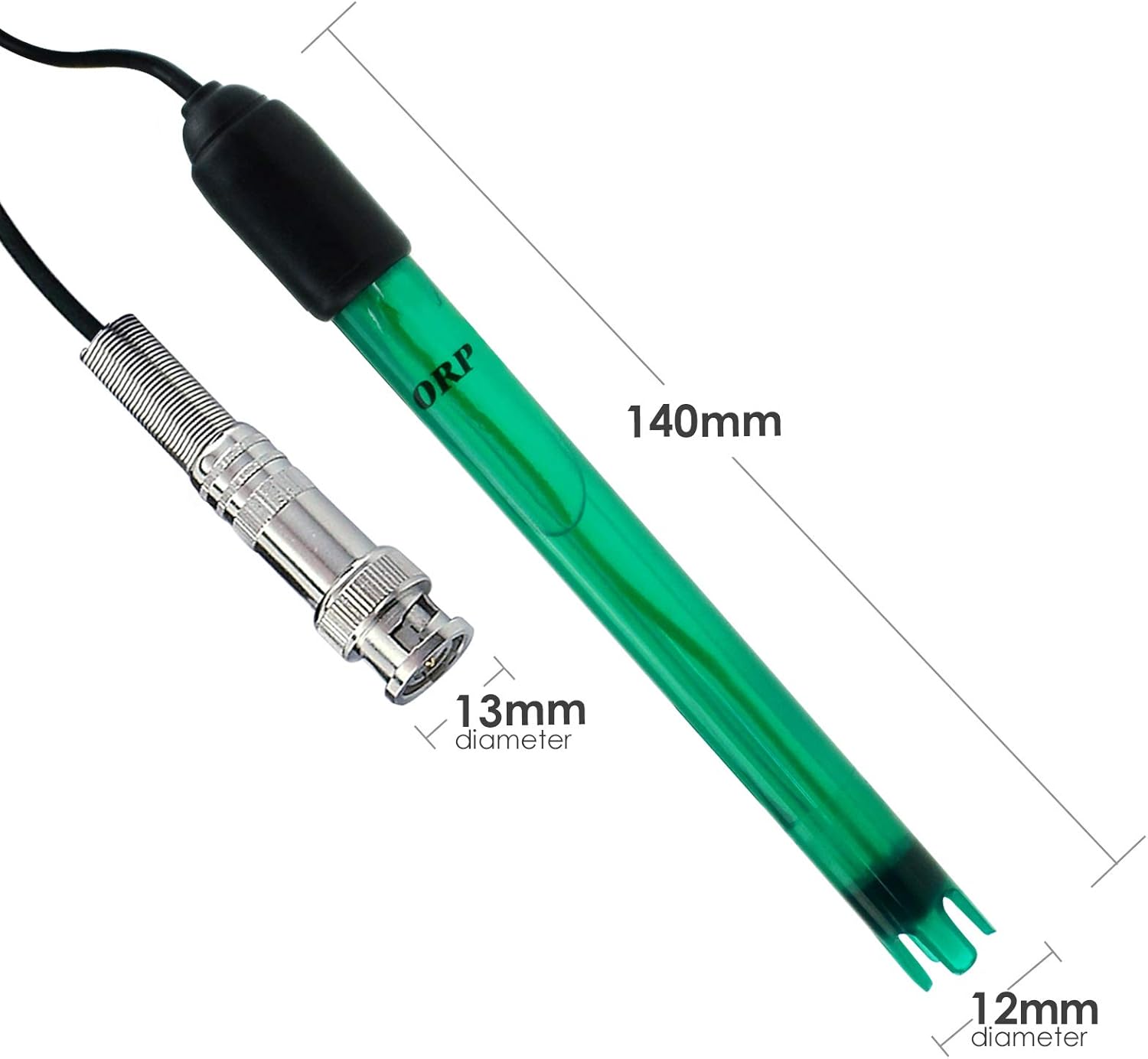 Électrode ORP Redox BNC – Sonde 300cm, Ø1.2cm, Contrôle Qualité Eau, Compatible Appareils de Test ORP - 3