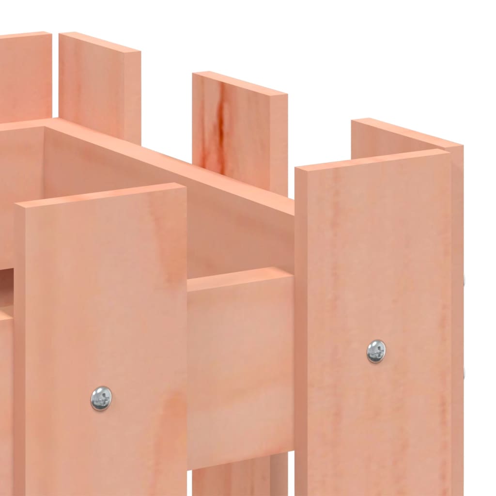 Jardinière | Bac à fleurs | Pot de fleurs avec design de clôture 60x30x30 cm douglas massif970228 - 7