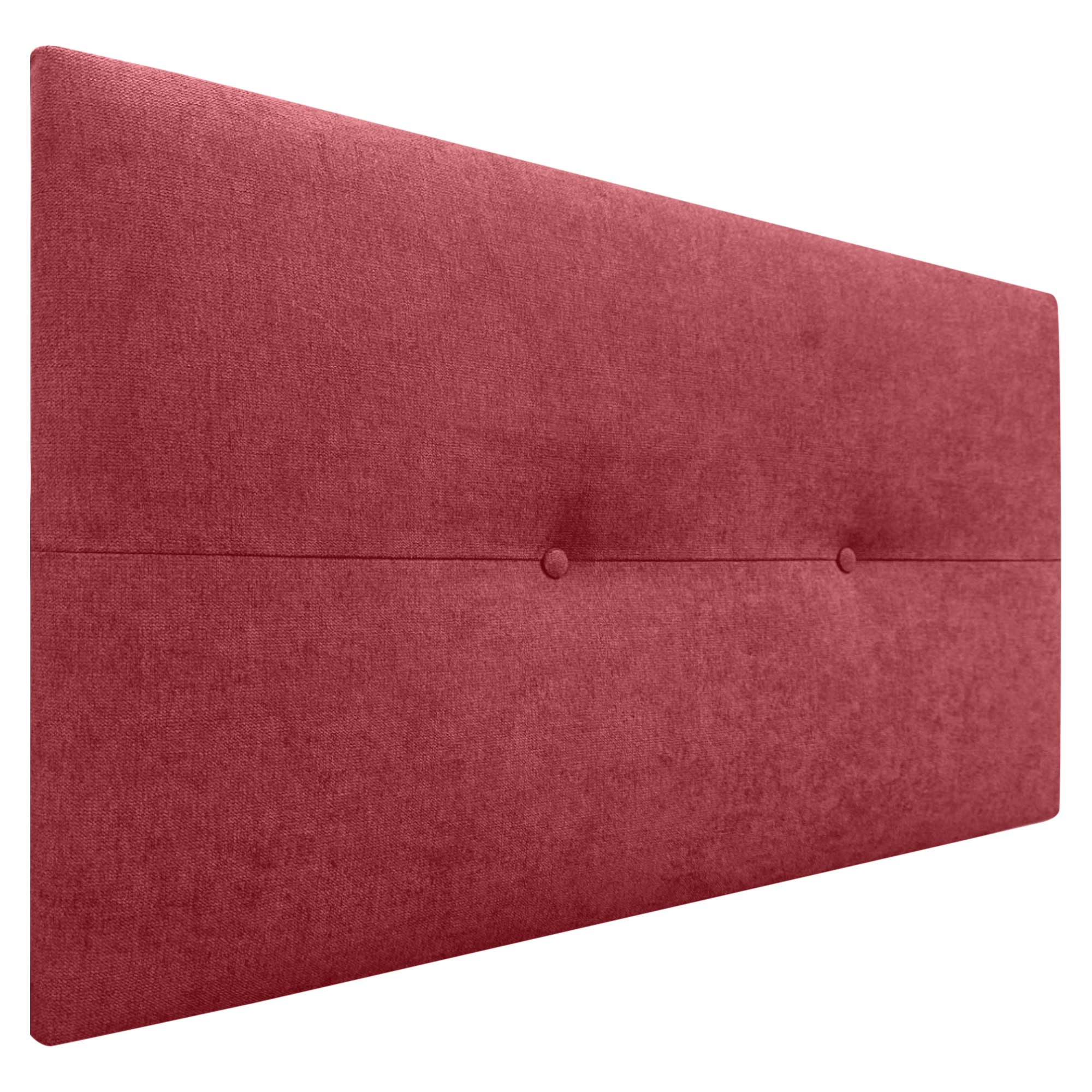 Dhome cabecero de tela aqualine pro cabeceros cabezal tapizado cama lujo (rojo, 90cm)